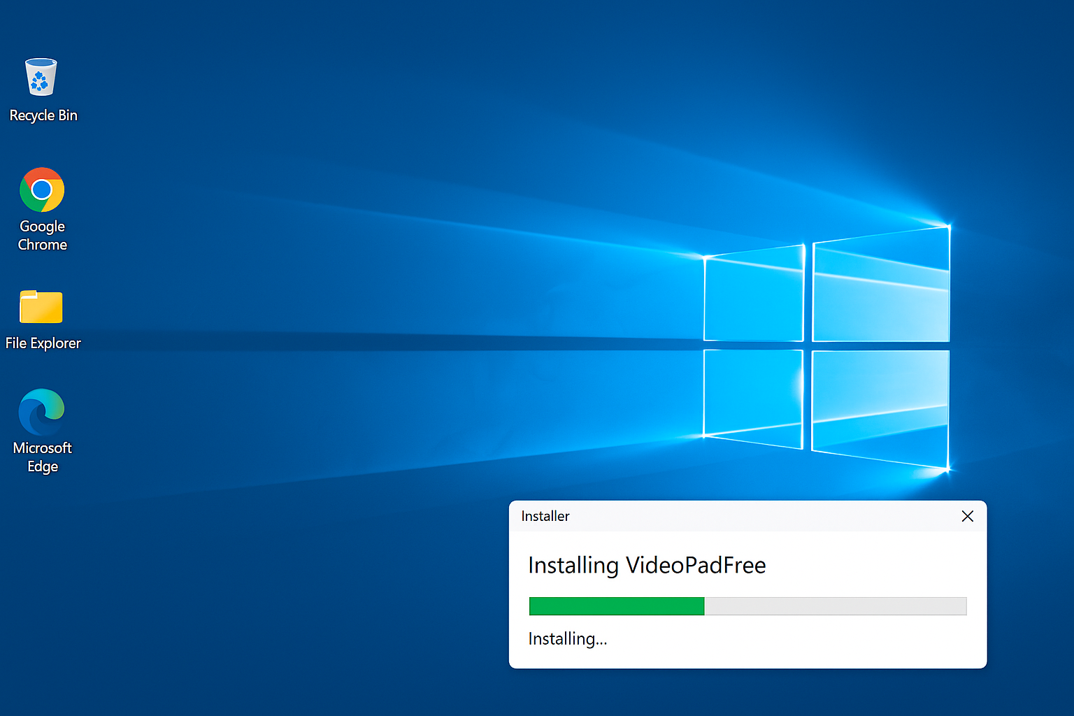 VideoPadFree Installation Steps VideoPadFree installation guide - free video editor setup process